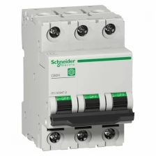 Автоматический выключатель C60H 3-полюсный 6A B Schneider Electric, M9F13306