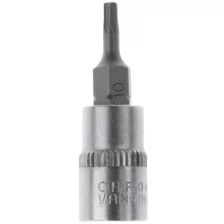 Головка со вставкой TORX с отверстием 1/4" TH10 "AV Steel"