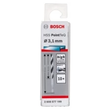 Сверло BOSCH HSS PointTeQ 3.1 мм 10шт