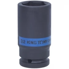 Головка торцевая ударная глубокая шестигранная 3/4", 32 мм KING TONY 643532M