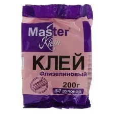 Клей обойный Master Klein, для флизелиновых обоев, 200 г